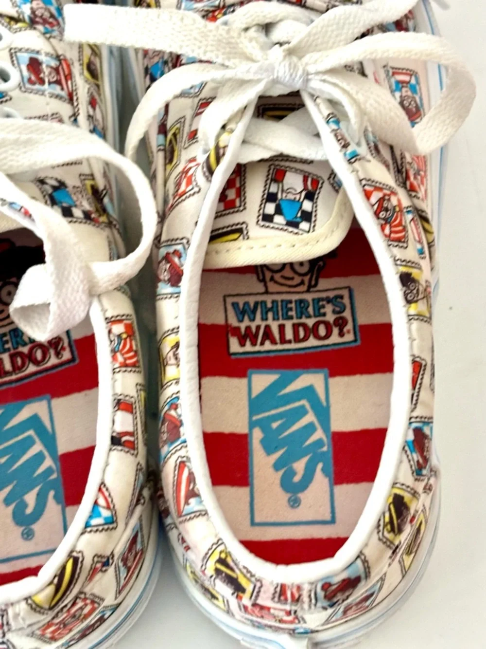 Vans Where’s Waldo Kids Era Sneakers Postage Stamp Youth Boys Girls Size 1
